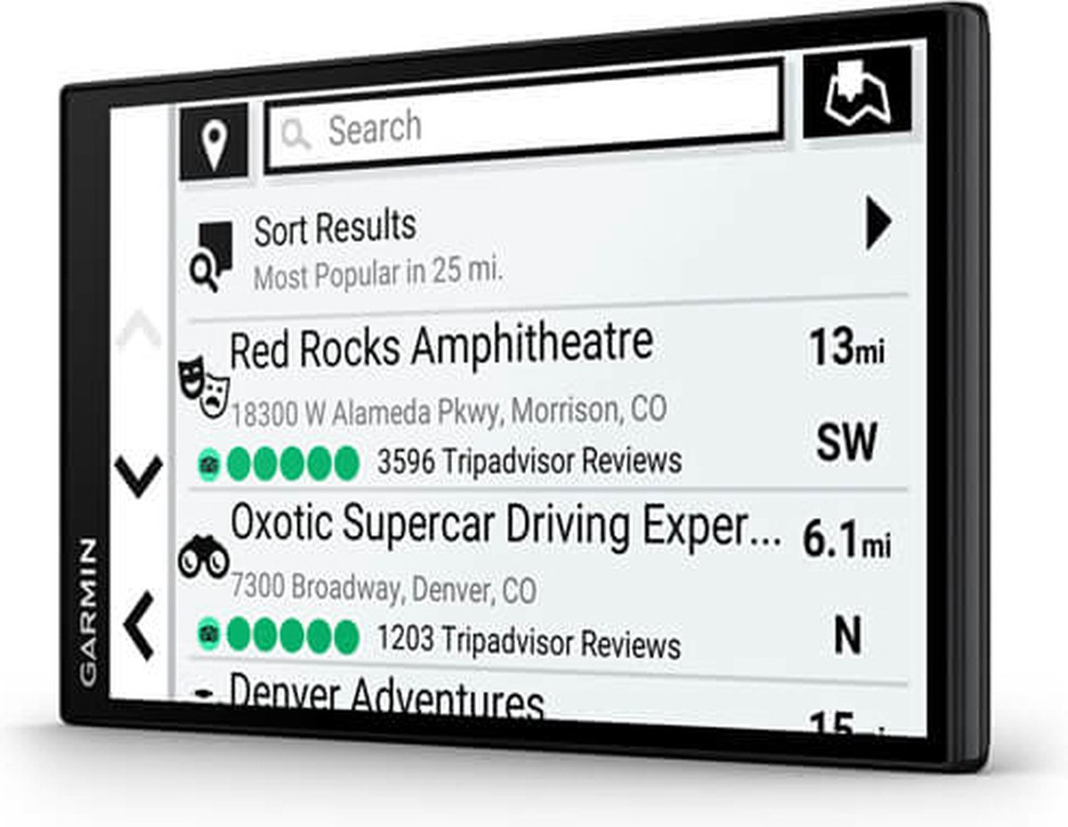 Garmin DriveSmart 76 - Navigatiesysteem Auto - Spraakbesturing - Smartphone meldingen - 7 inch scherm - Europa thumbnail 6