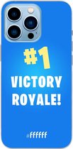 6F hoesje - geschikt voor iPhone 13 Pro Max - Transparant TPU Case - Battle Royale - Victory Royale #ffffff