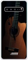 6F hoesje - geschikt voor Samsung Galaxy S10 5G -  Transparant TPU Case - Guitar #ffffff