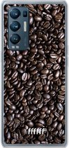 6F hoesje - geschikt voor OPPO Find X3 Neo -  Transparant TPU Case - Dark Roast #ffffff