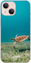 6F hoesje - geschikt voor iPhone 13 - Transparant TPU Case - Turtle #ffffff