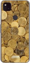 6F hoesje - geschikt voor Google Pixel 4a 5G -  Transparant TPU Case - Spare Change #ffffff