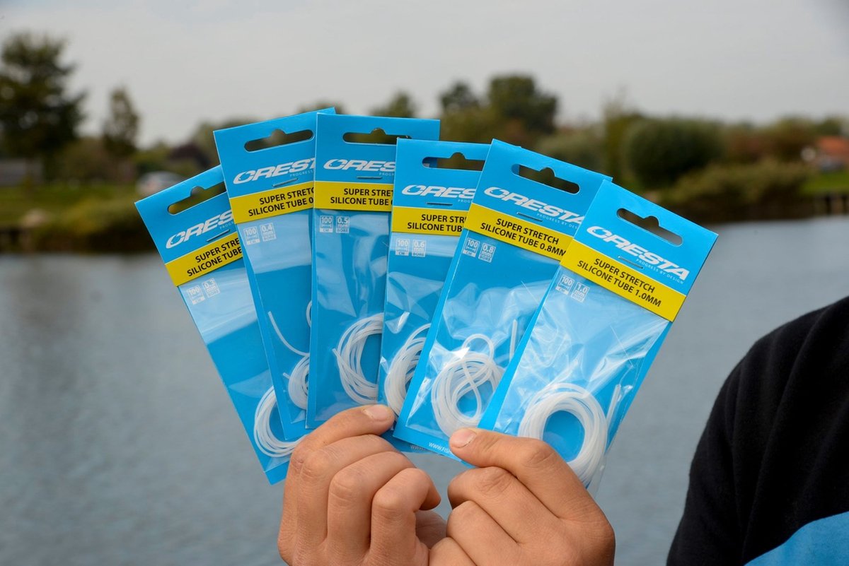 Cresta Super Stretch Silicone Tube 100cm - Maat : 0.4mm
