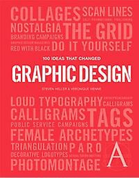 Boek cover 100 Ideas That Changed Graphic Design van Heller, Steven (Paperback)