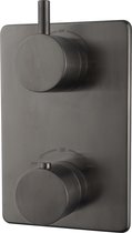 Bally Caral Afbouwdeel Inbouwthermostaat 2 Greeps Gunmetal