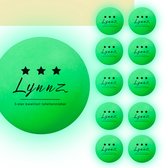 Lynnz® 10x glow in the dark tafeltennis ballen outdoor | pingpongballen - tafeltennisballen - balletjes - pingpong - beerpong