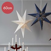 Witte hangende sterrenlamp Galaxy met E14 fitting -60cm -met stekker -Kerstdecoratie