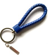 Sleutelhanger - Donker Blauw - Courage - Stimuleren - Moed - Tekst - Sport - Hanger - Leer - SportPresent - Sportsieraad - Sieraden - Team - Teamkado