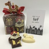 Cho-lala cadeaubox 300 gram Sinterklaas chocolade, Chocolade cadeau, 5 december chocolade, Sint cadeau