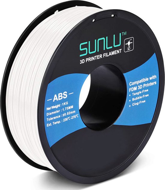 SUNLU ABS 3D Printer Filament 1.75mm 1KG