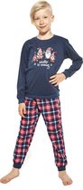 Cornette Katoenen Familie Pyama Jongens | Lange Mouw Lange Broek | Pyjama Jongens | Matching Gezin Pyjama | Kerst Pyjama | Gnomes 593/122 966/122 86/92