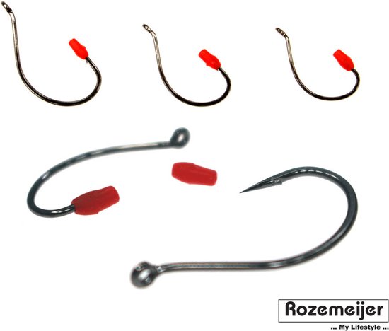 Rozemeijer Worm & Dropshot Hooks Zwart / #6 — afbeelding 2