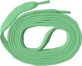 Schoenveters - Veters - Sneakerveters - Fat Laces - Plat - Mintgroen - Veterlengte 110 cm – Breedte 10 mm