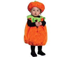 Kinderkostuum Little Pumpkin Pompoen outfit met muts tot 6j Halloween