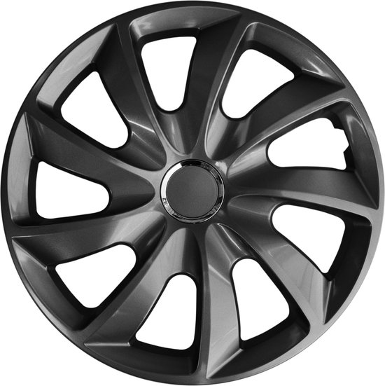 Foto: Nrm stig wieldoppen 17 inch set van 4x grafiet