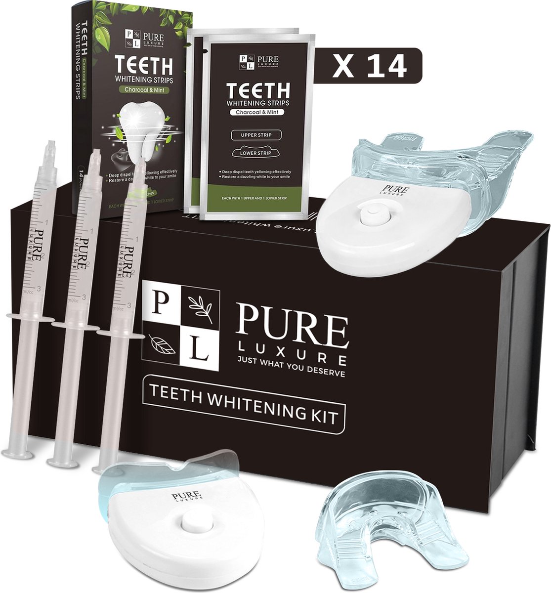 Teeth whitening kit - Zonder peroxide - met handleiding en ebook -  Tandenbleekset -... | bol.com