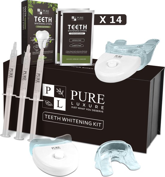 Teeth whitening kit - Zonder peroxide - met handleiding en ebook -...