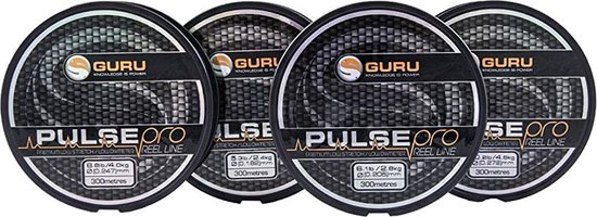 Guru Pulse Pro - Ligne de pêche en nylon - 8.8lb - 0.24mm - 300m