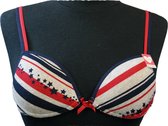 Boobs en Bloomers - Stars and stripes - Tiener Bh Maat 65A