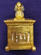 doosje met Egyptische Pharao voorstelling voor snoep of bijouterie