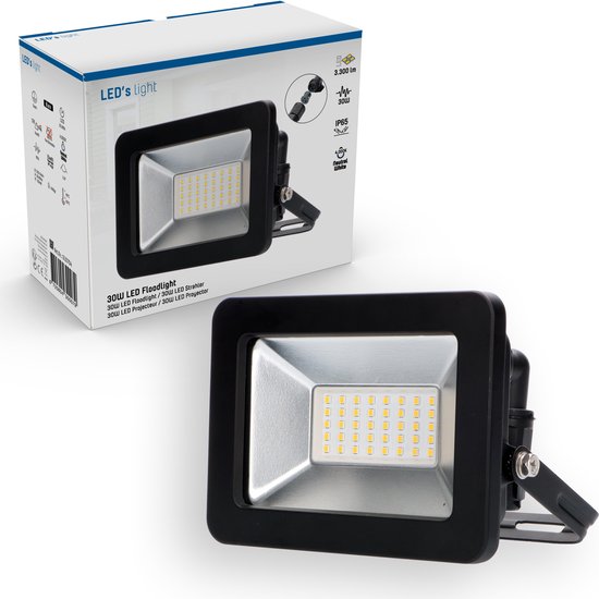 Proventa EasyFix LED Verstraler voor buiten & binnen - - 3300 lm - Zwart |