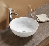Waskom keramiek - 41.5×41.5×15.5 cm - Glans Wit - incl. keramische pop-up - Baugur