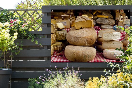 Affiche de jardin Cheese - Nappe - Français - 120x80 cm - Jardin
