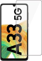 Geschikt voor Samsung A33 5G Screenprotector - Geschikt voor Samsung A33 5G Beschermglas Screen Protector 9H Glas