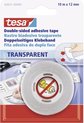 tesa 64621-00000-07 Dubbelzijdige tape Transparant (l x b) 10 m x 12 mm 1 stuk(s)