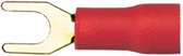Sinuslive KSI-1,5 Vorkkabelschoen 1.50 mm² Gat diameter=1.5 mm Deels geïsoleerd Zwart, Rood 10 stuk(s)
