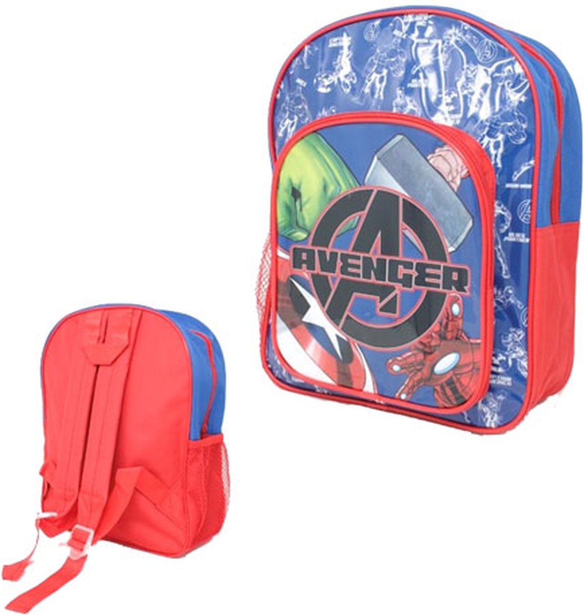 Marvel Avengers - Rugtas - 30 x 25 cm. - Rugzak - Blauw met rood