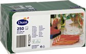 Duni - Servetten tissue - 24cm - 3 laags - groen - 250 stuks