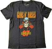 Guns N' Roses - UK Tour '87 Heren T-shirt - L - Zwart