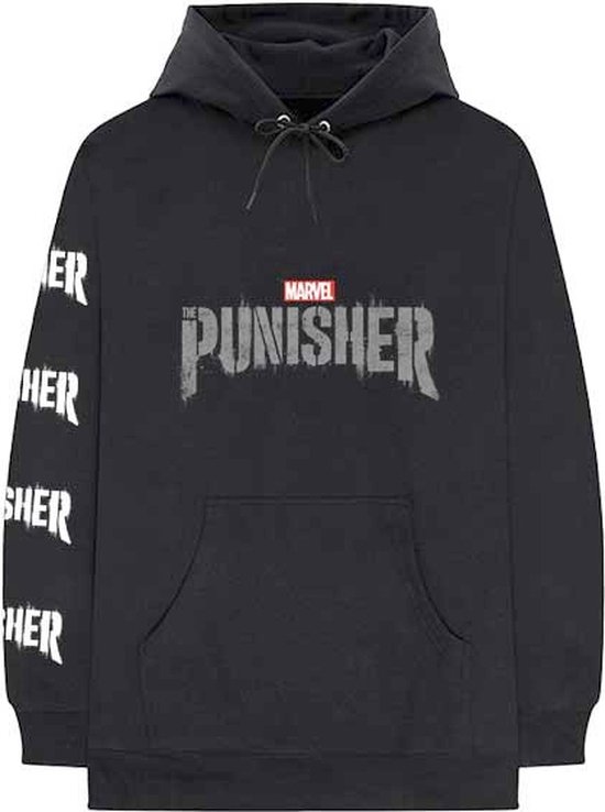 Marvel The Punisher Sweat à capuche/pull -M- Stamp Zwart