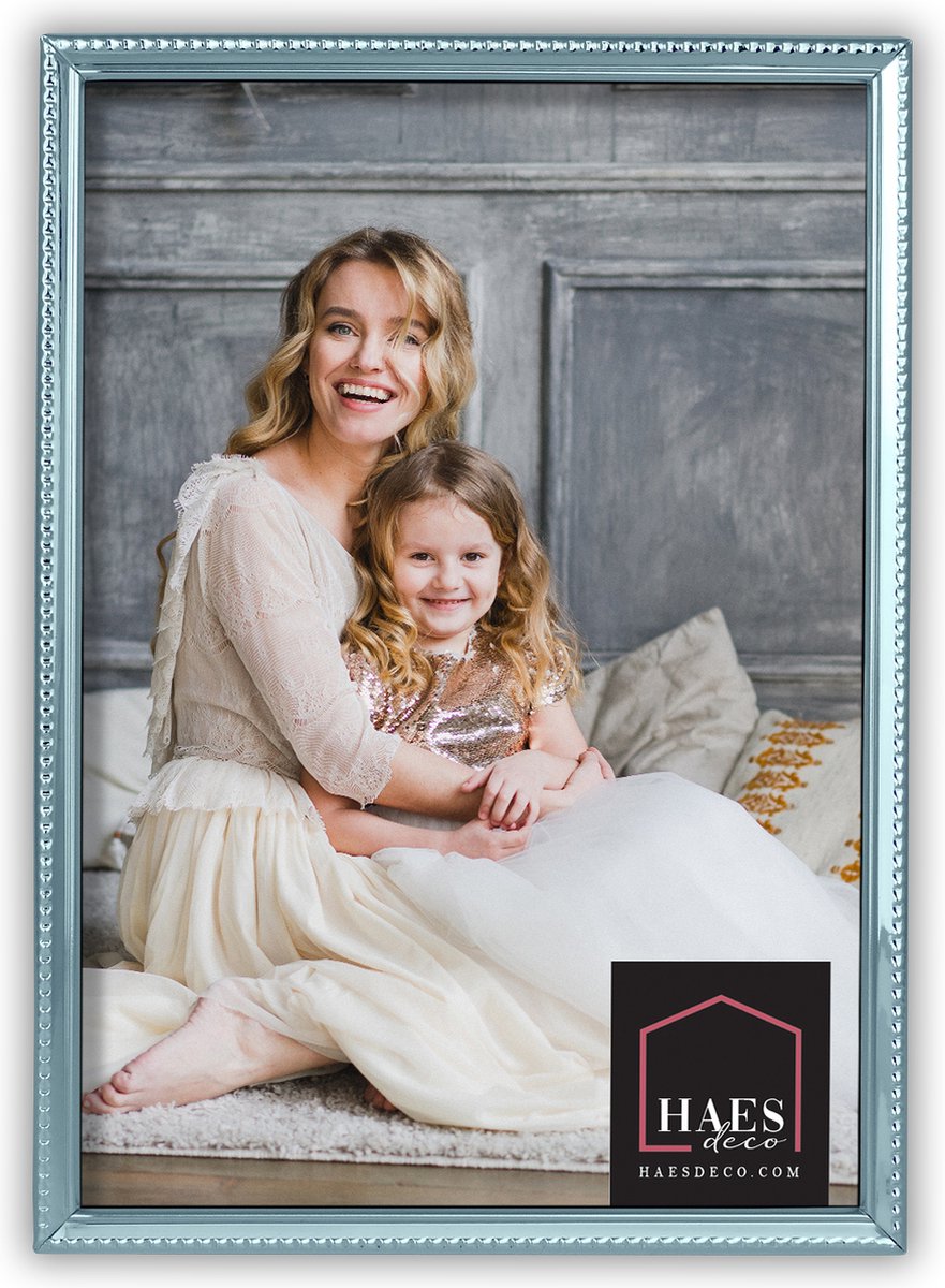 HAES deco Verzilverde Fotolijst Parma voor 1 foto van 13x18 cm - VP12418