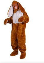 Costume de lapin de Pâques en peluche marron