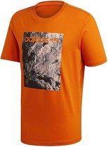 adidas Originals Adv Tee T-shirt Mannen oranje M