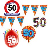 50 jaar Verjaardag Versiering Happy Party XL