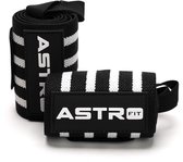 Astrofit - Wrist wraps - Polsband - Polsbandage - Lifting strap - Polsbrace - zwart/wit