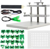 Manzibo LED BDM Frame - Met 22 BDM Adapters - BDM Frame Programmeerbaar - ECu Programmeeradapter - Voor KTAG, KESS, KTM100 - Complete Set