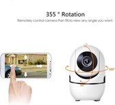 VERPAKKINGSSCHADE - IP Camera WIFI Camera Bewakingscamera - Binnen - Indoor - Beveiligingscamera - Bestuurbaar op afstand - Wit - Bewegingsdetectie