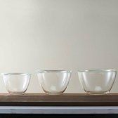 Hario Japan - Mixing Bowls (3 pcs) 900ml, 1500ml, 2200ml (Premium Japanese Heatproof Glass)