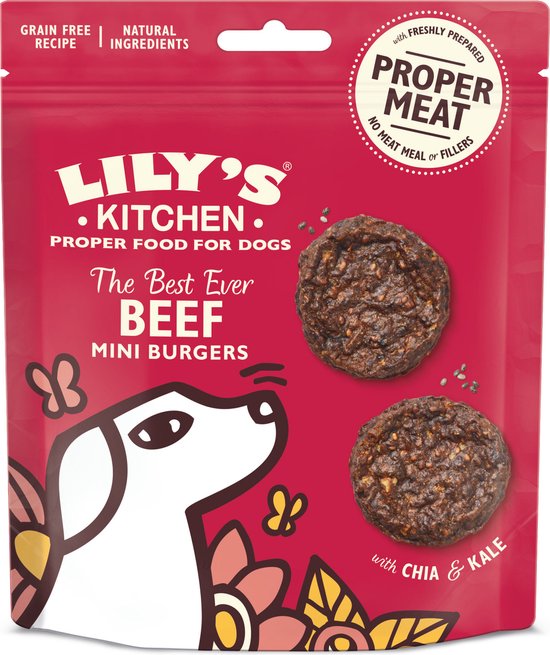 Lily's kitchen dog the best ever beef mini burgers - Default Title