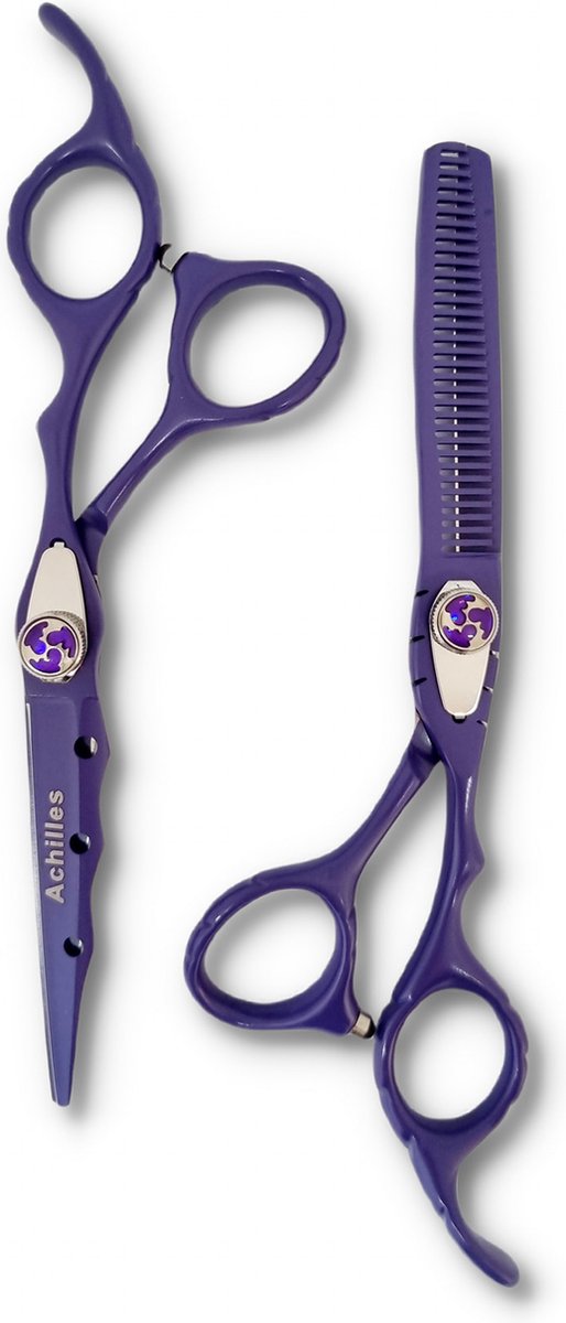 Achilles® Professionele Kappersschaar Set 6 Inch - Knipschaar - Effileerschaar - Coupeschaar