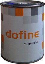 Dofine Hoog Vullende Thixotrope Grondverf - Geschikt voor Hout - 1 Liter - Zwart