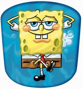 kussen Spongebob 40 x 38 x 15 cm polyester blauw/geel