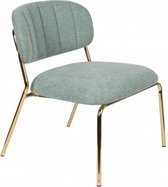 fauteuil Jolien 56 x 68 x 60 cm polyester/staal mintgroen