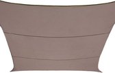 schaduwdoek rechthoekig 2 x 3 meter polyester taupe