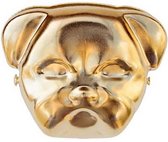 clip bulldog 13,8 x 7,9 x 3,1 cm staal goud