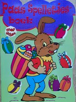 Paas spelletjesboek kleurboek met stickers - Pasen paaskleurboek -  Doe-boek paasontbijt